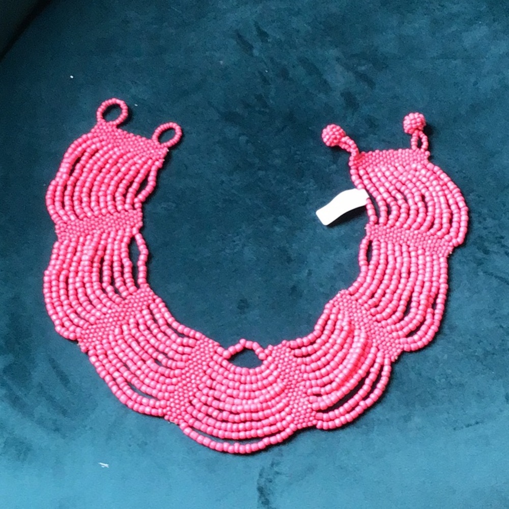 Francesca coral statement necklace
